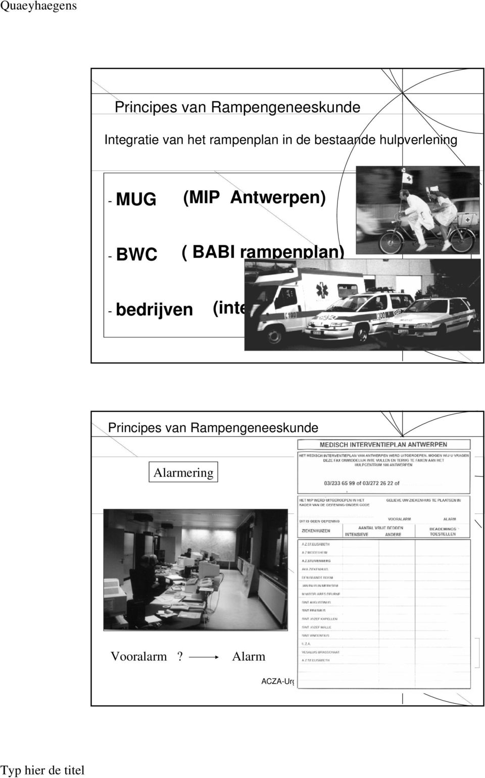 Antwerpen) - BWC ( BABI rampenplan) -