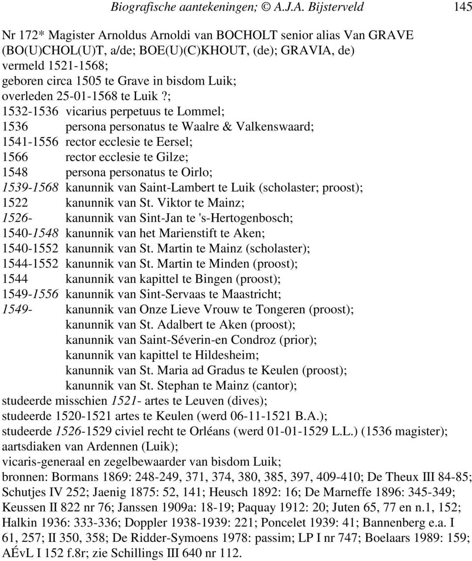 bisdom Luik; overleden 25-01-1568 te Luik?