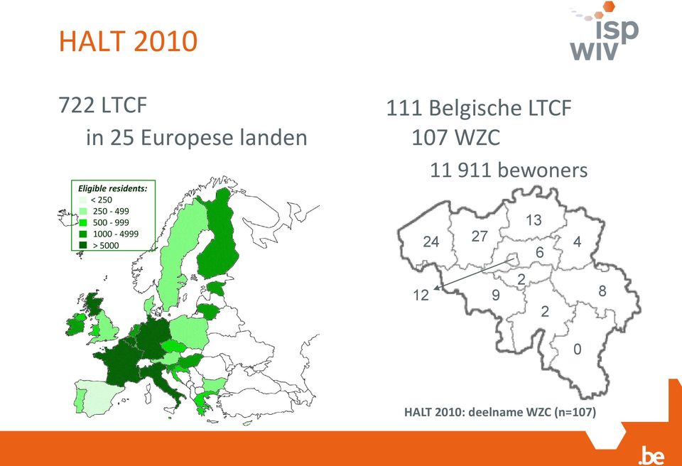 111 Belgische LTCF 107 WZC 11 911 bewoners 12 24