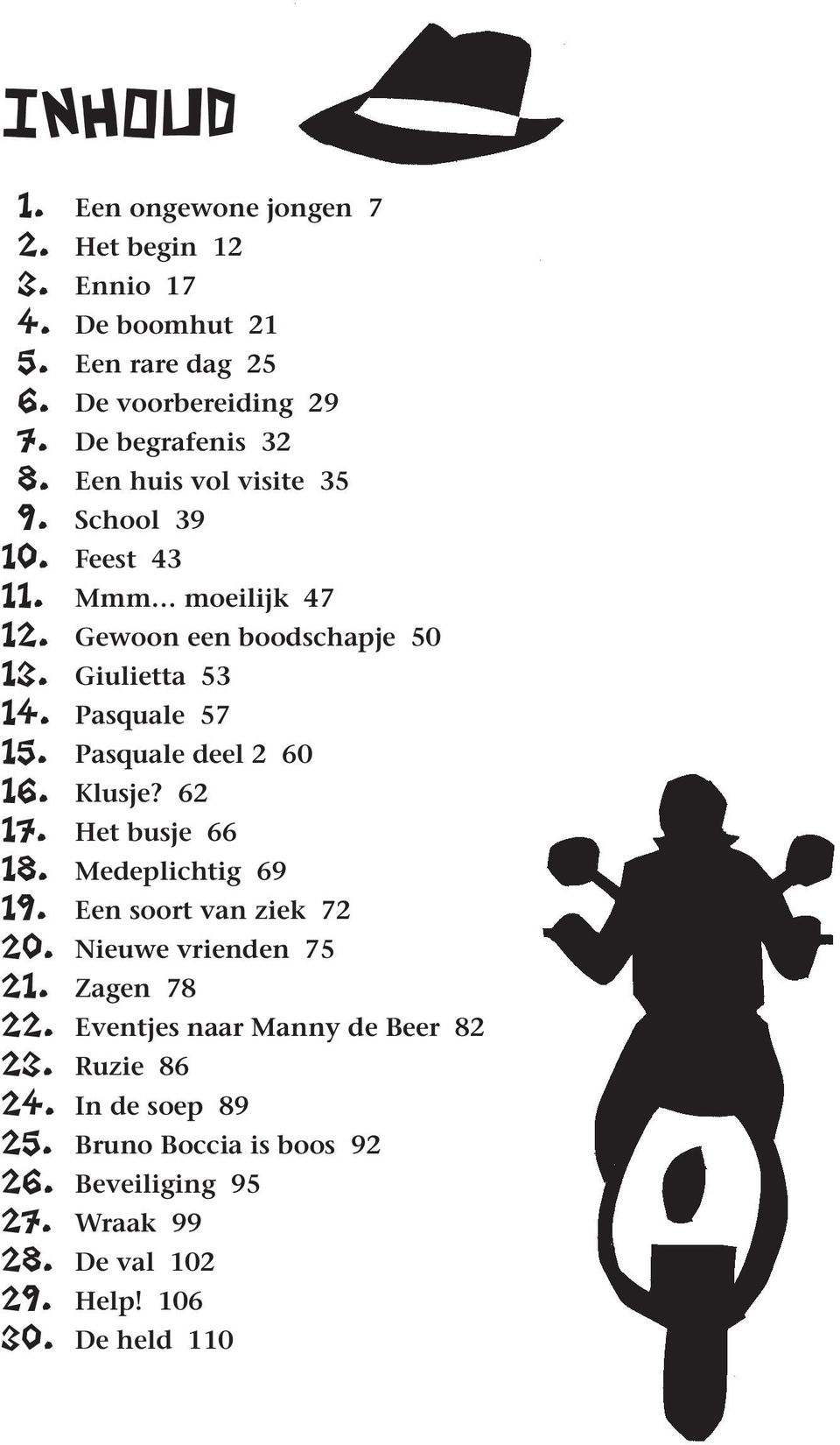 Pasquale deel 2 60 16. Klusje? 62 17. Het busje 66 18. Medeplichtig 69 19. Een soort van ziek 72 20. Nieuwe vrienden 75 21. Zagen 78 22.