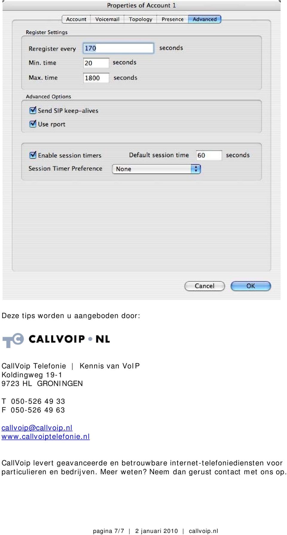 nl CallVoip levert geavanceerde en betrouwbare internet-telefoniediensten voor particulieren