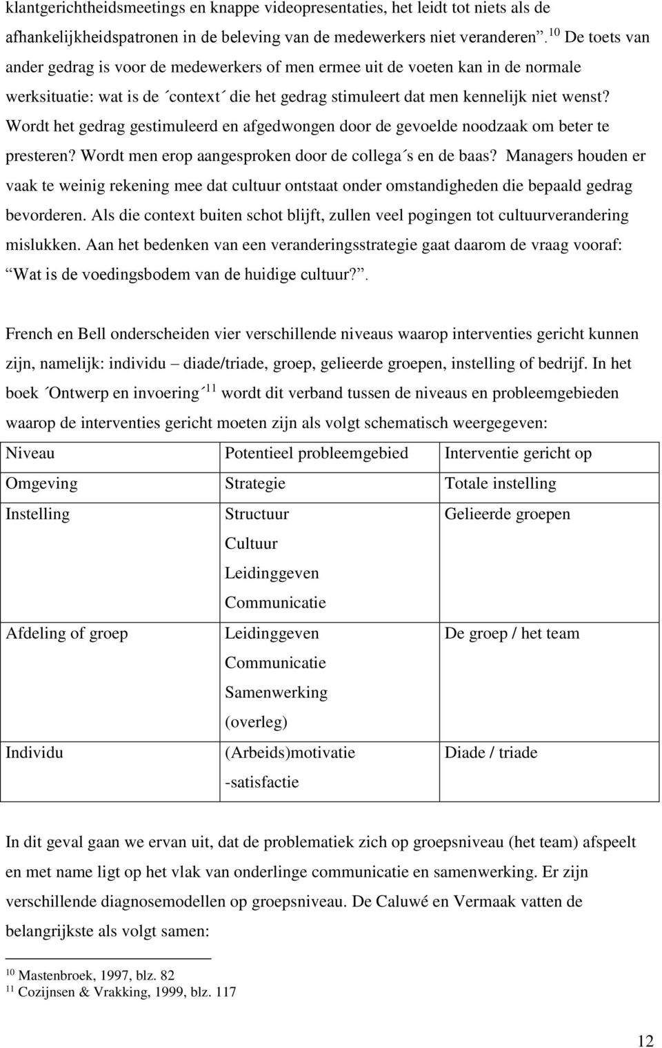 Wordt het gedrag gestimuleerd en afgedwongen door de gevoelde noodzaak om beter te presteren? Wordt men erop aangesproken door de collega s en de baas?