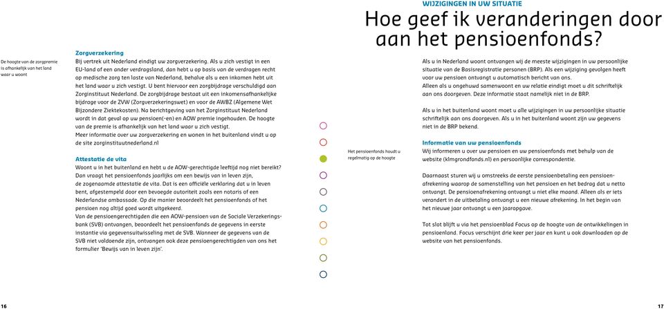 zich vestigt. U bent hiervoor een zorgbijdrage verschuldigd aan Zorginstituut Nederland.