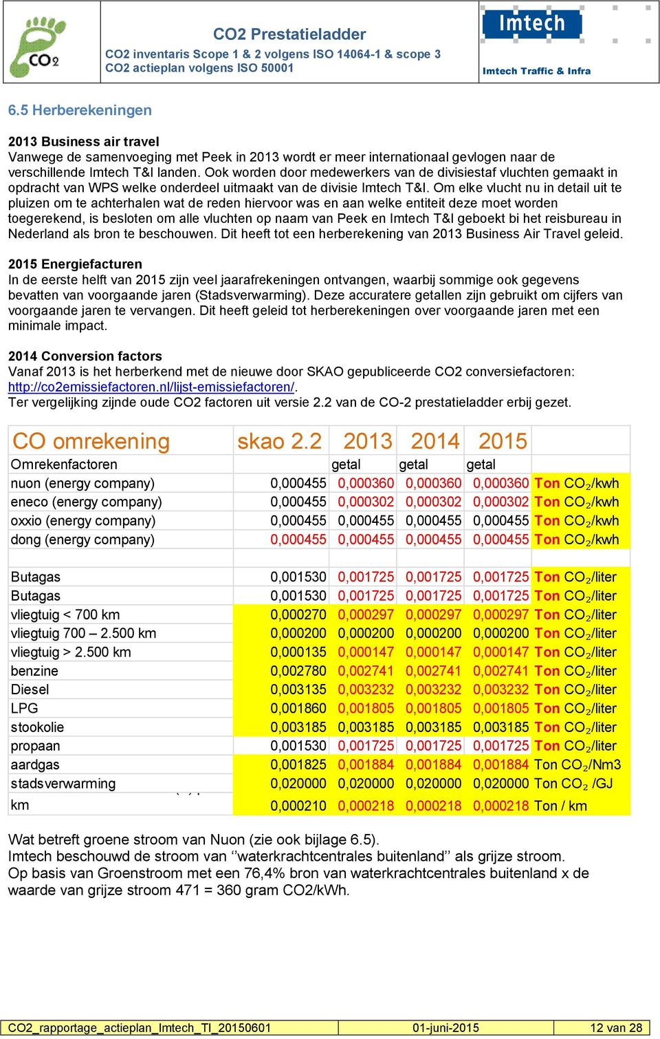 Om elke vlucht nu in detail uit te pluizen om te achterhalen wat de reden hiervoor was en aan welke entiteit deze moet worden toegerekend, is besloten om alle vluchten op naam van Peek en Imtech T&I