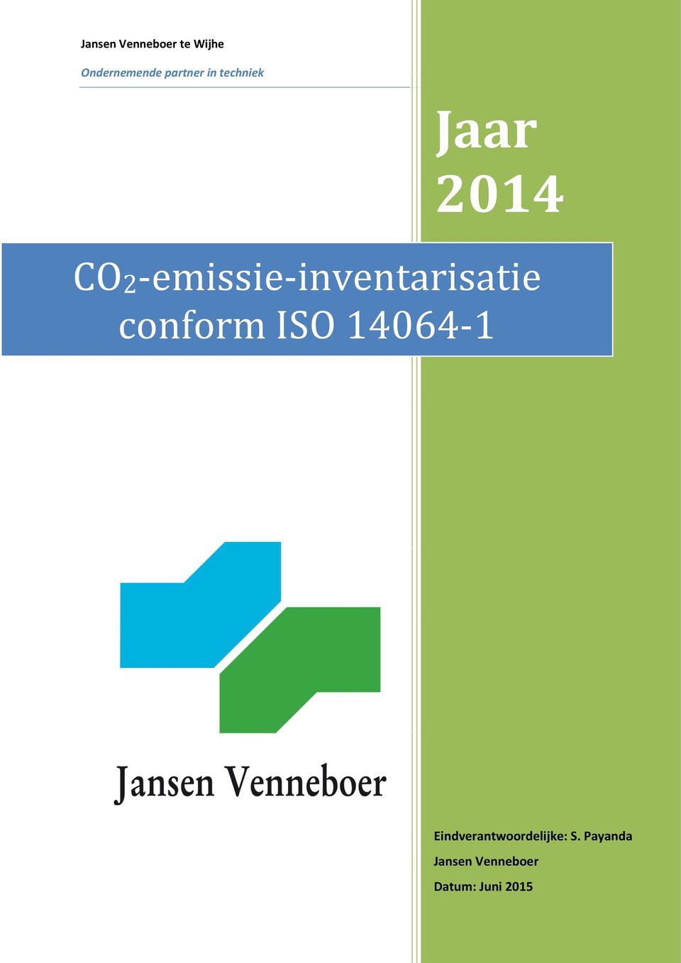 CO2-emissie-inventarisatie conform ISO