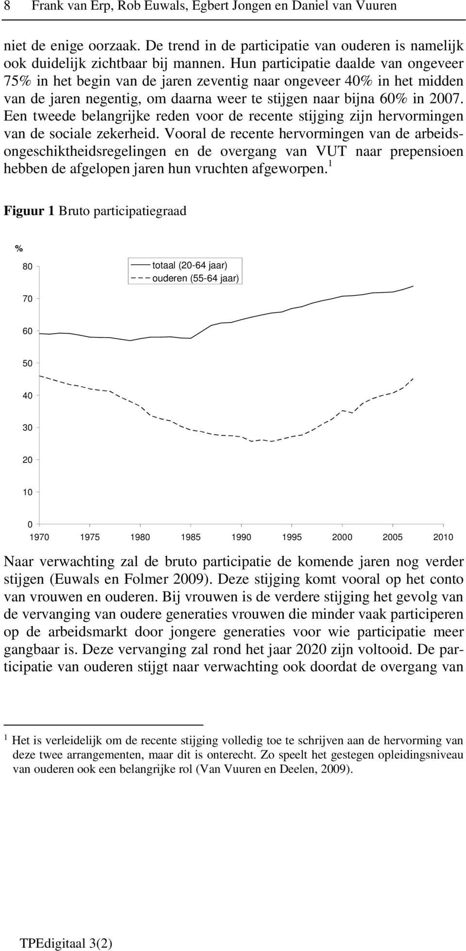 Een tweede belangrijke reden voor de recente stijging zijn hervormingen van de sociale zekerheid.