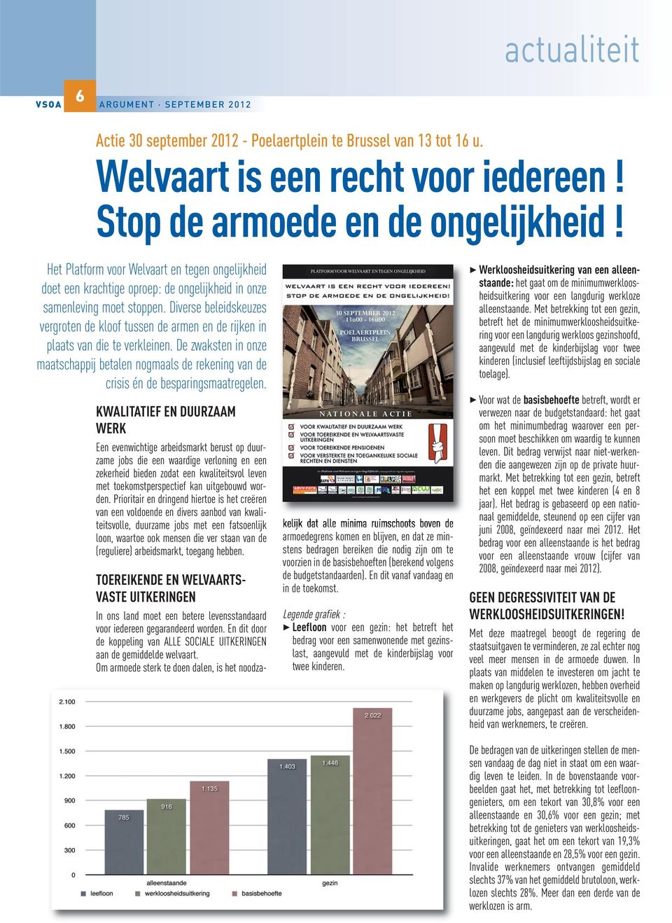 Diverse beleidskeuzes vergroten de kloof tussen de armen en de rijken in plaats van die te verkleinen.