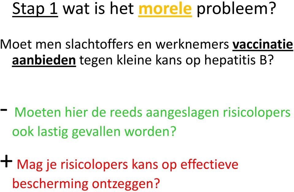 kleine kans op hepatitis B?