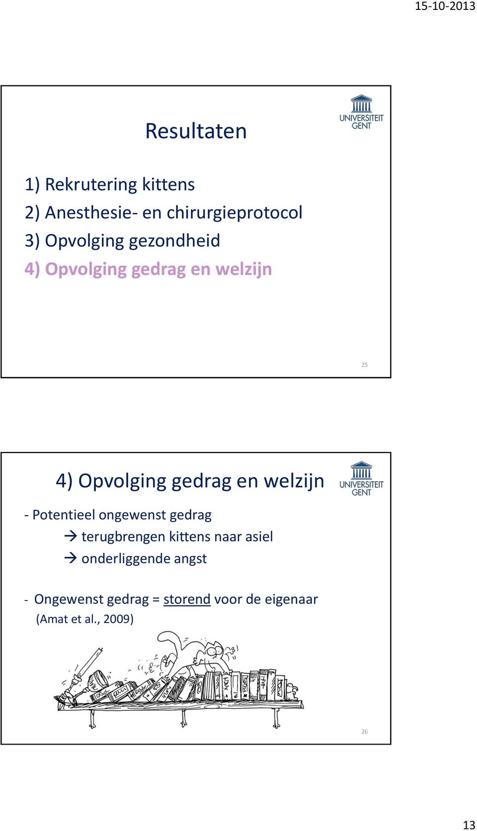 welzijn - Potentieel ongewenst gedrag terugbrengen kittens naar asiel