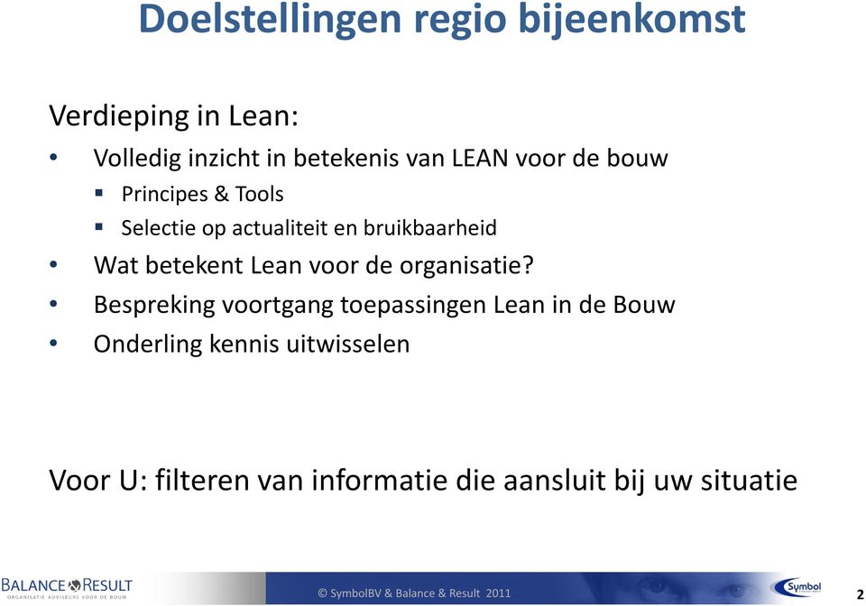 betekent Leanvoor de organisatie?