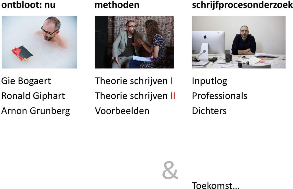 Theorie schrijven I Theorie schrijven II