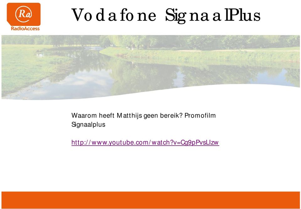 Promofilm Signaalplus