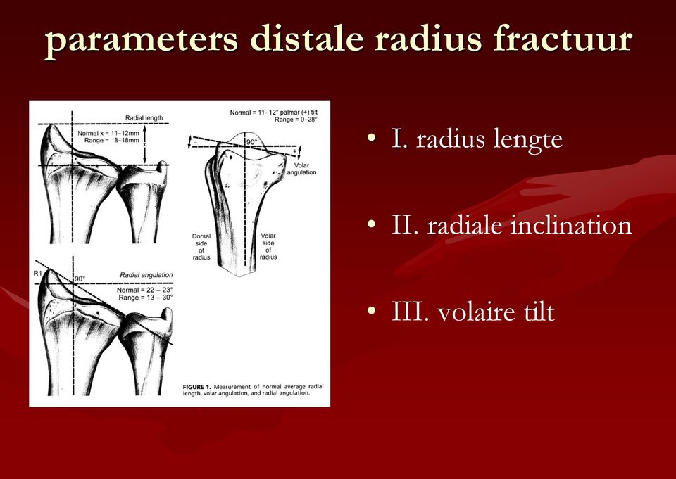 radius lengte II.