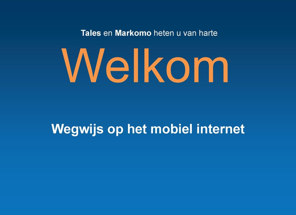 Welkom Wegwijs op