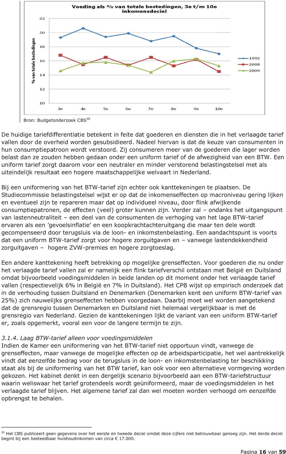 Nadeel hiervan is dat de keuze van consumenten in hun consumptiepatroon wordt verstoord.