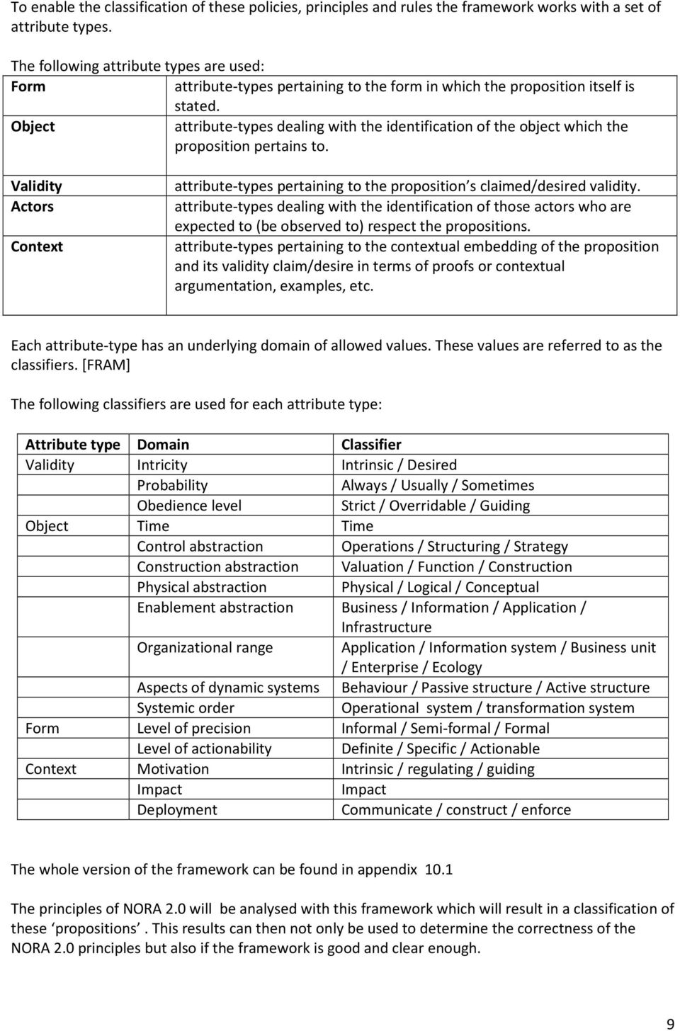 Object attribute-types dealing with the identification of the object which the proposition pertains to.