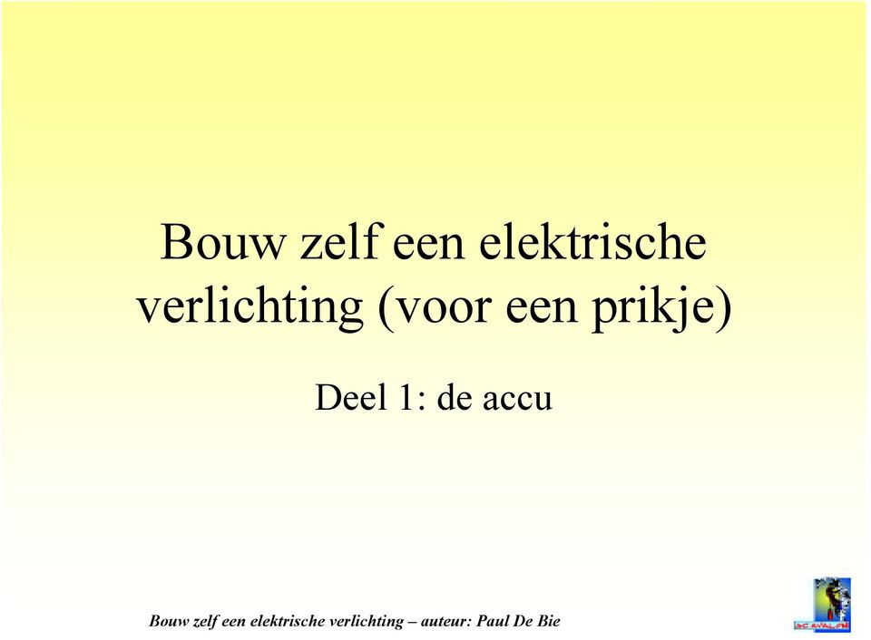 verlichting (voor