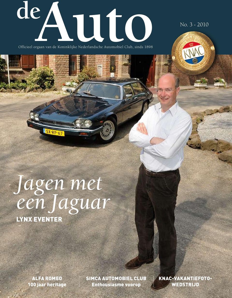 Automobiel Club, sinds 1898 3-2010 Jagen met een Jaguar