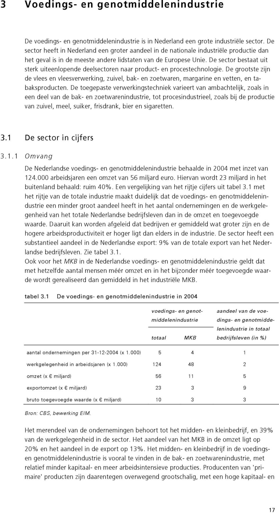 De sector bestaat uit sterk uiteenlopende deelsectoren naar product- en procestechnologie.