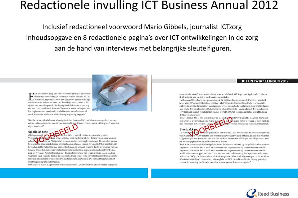 inhoudsopgave en 8 redactionele pagina s over ICT