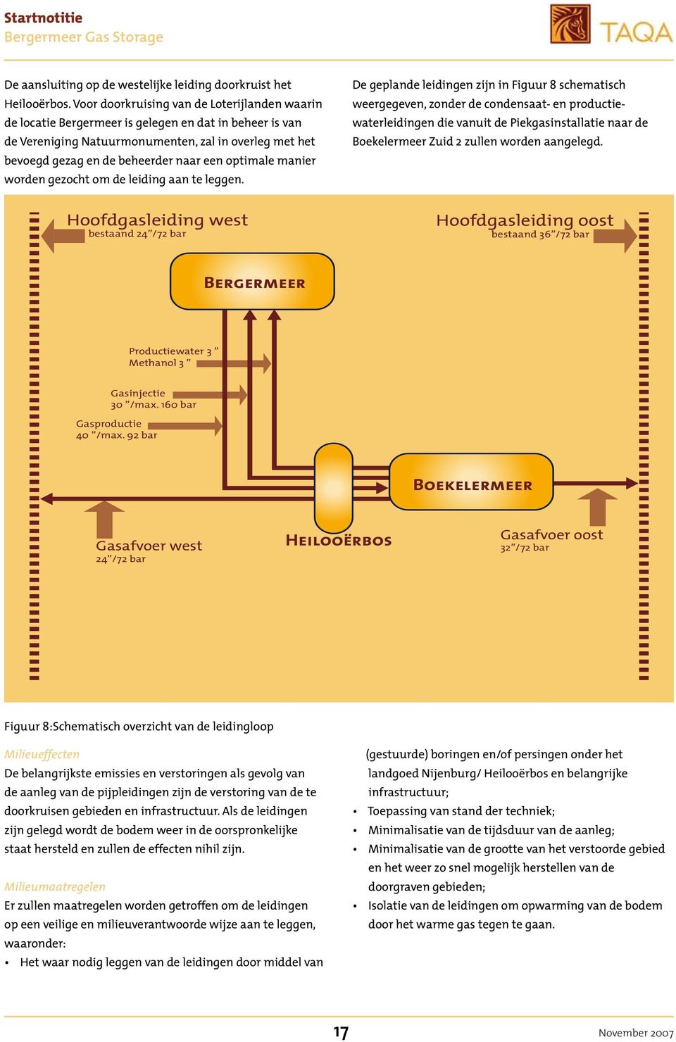 optimale manier worden gezocht om de leiding aan te leggen.