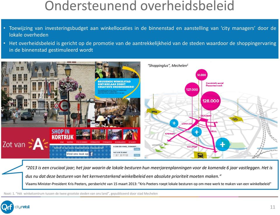 hun meerjarenplanningen voor de komende 6 jaar vastleggen. Het is dus nu dat deze besturen van het kernversterkend winkelbeleid een absolute prioriteit moeten maken.