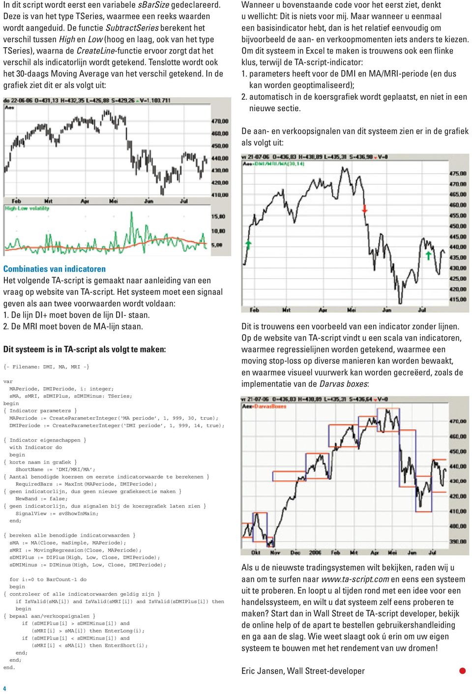 getekend. Tenslotte wordt ook het 30-daags Moving Average van het verschil getekend.