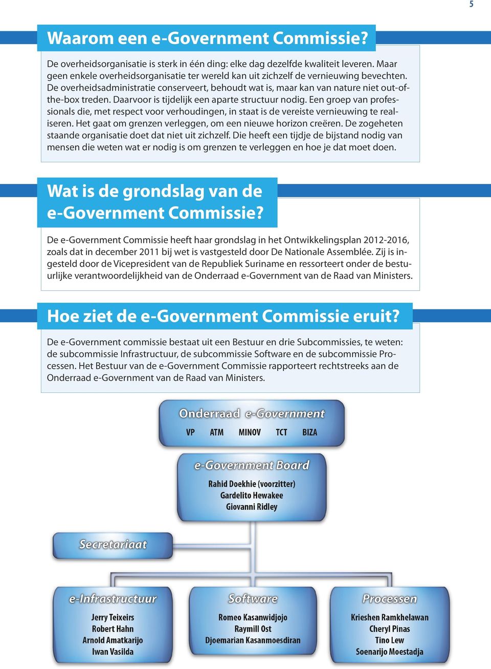 Daarvoor is tijdelijk een aparte structuur nodig. Een groep van professionals die, met respect voor verhoudingen, in staat is de vereiste vernieuwing te realiseren.