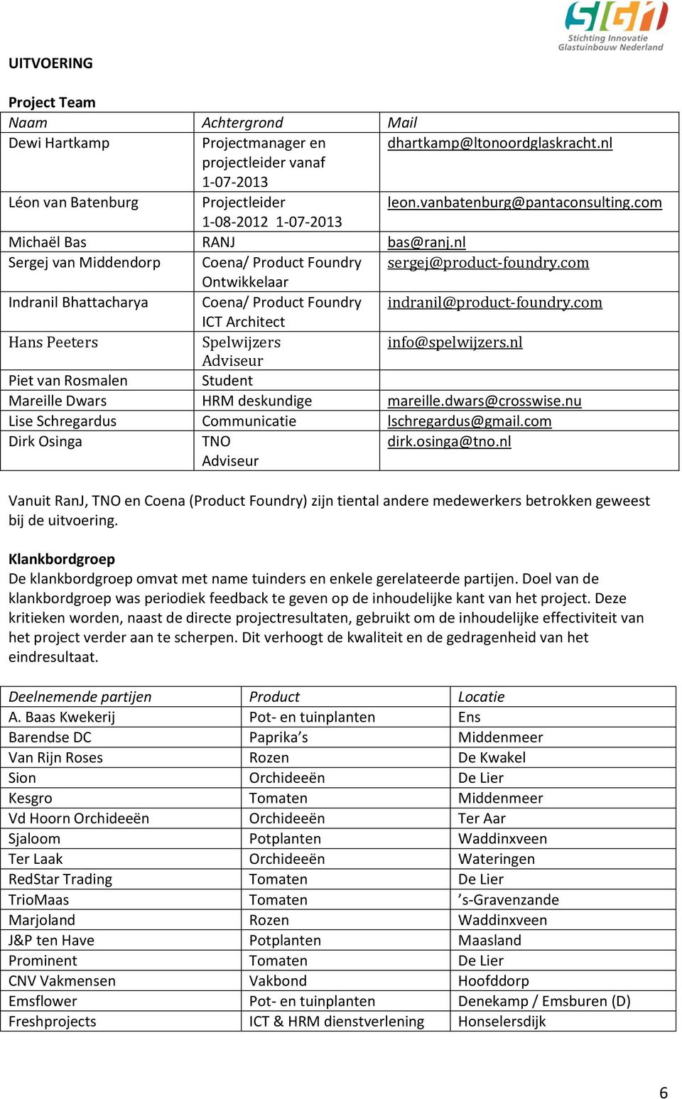 com Ontwikkelaar Indranil Bhattacharya Coena/ Product Foundry indranil@product-foundry.com ICT Architect Hans Peeters Spelwijzers info@spelwijzers.