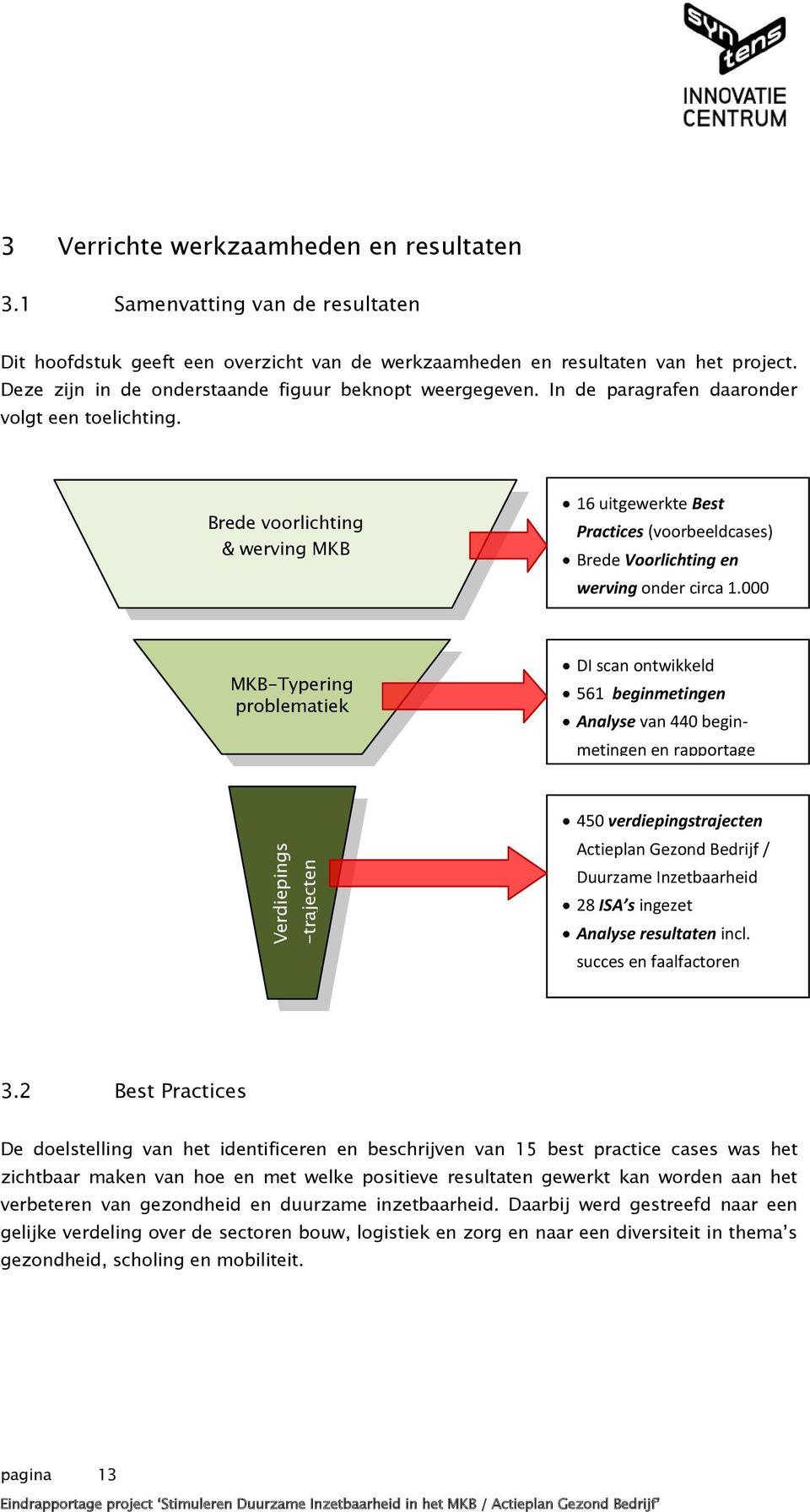 Brede voorlichting & werving MKB MKB-Typering problematiek 16 uitgewerkte Best Practices (voorbeeldcases) Brede Voorlichting en werving onder circa 1.