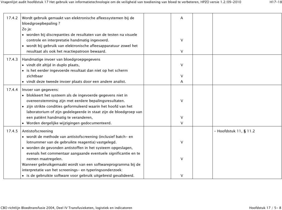 Zo ja: worden bij discrepanties de resultaten van de testen na visuele controle en interpretatie handmatig ingevoerd.