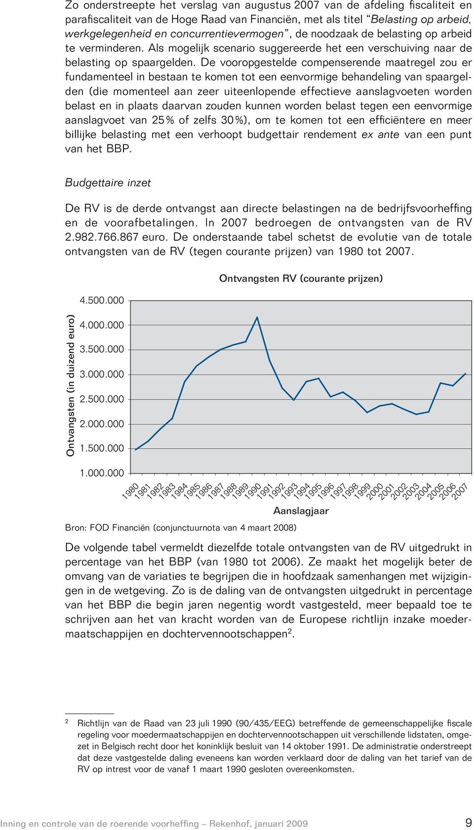 De vooropgestelde compenserende maatregel zou er fundamenteel in bestaan te komen tot een eenvormige behandeling van spaargelden (die momenteel aan zeer uiteenlopende effectieve aanslagvoeten worden