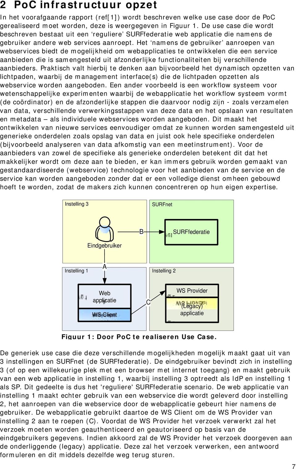 Het namens de gebruiker aanroepen van webservices biedt de mogelijkheid om webapplicaties te ontwikkelen die een service aanbieden die is samengesteld uit afzonderlijke functionaliteiten bij