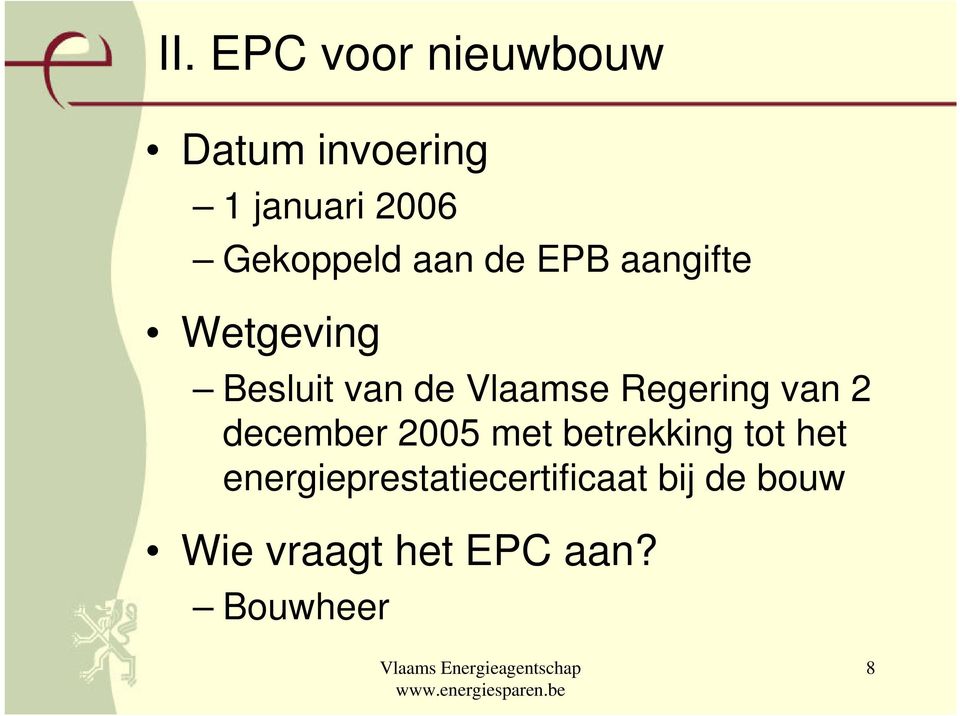 Vlaamse Regering van 2 december 2005 met betrekking tot het