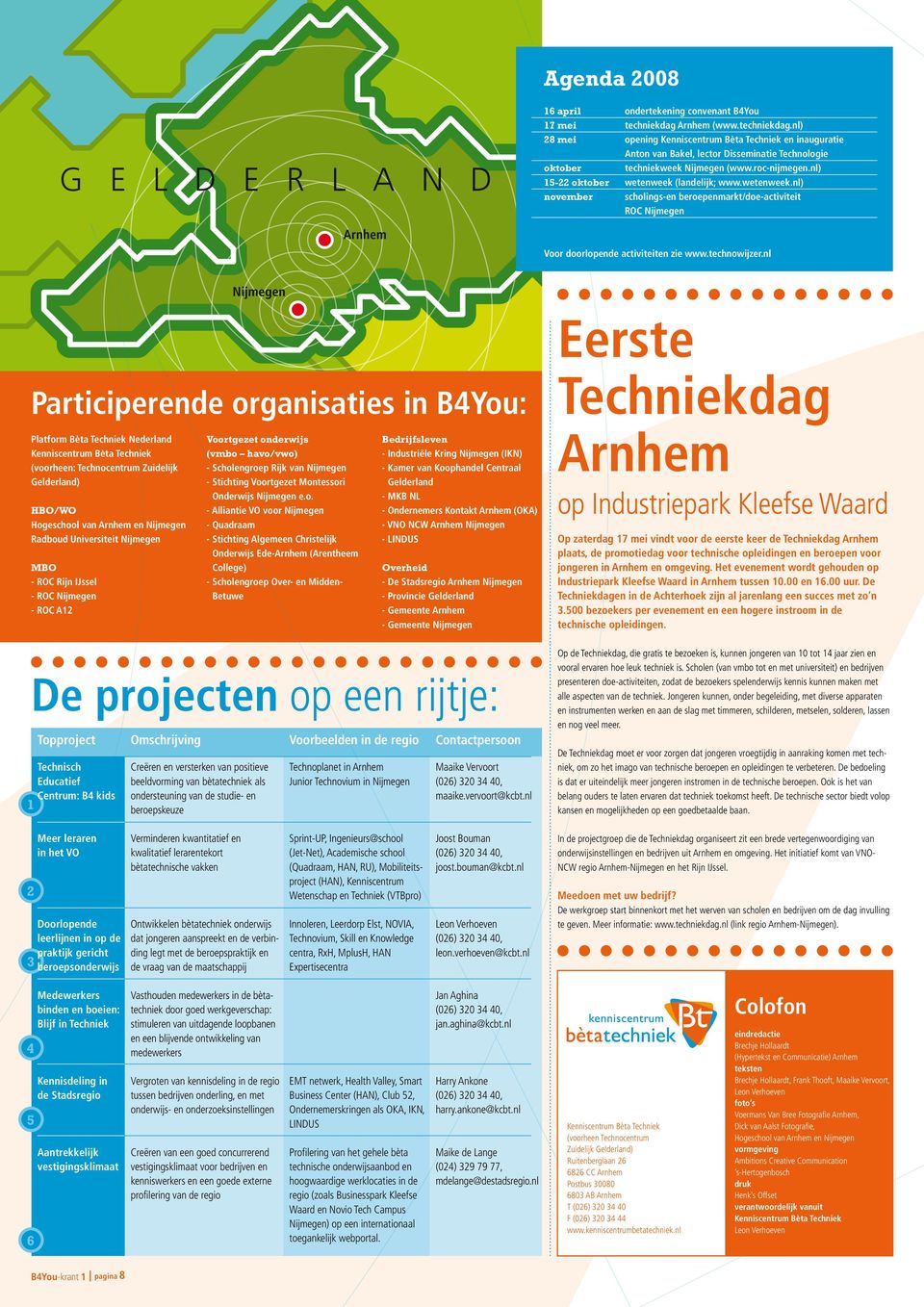 nl) 15-22 oktober wetenweek (landelijk; www.wetenweek.nl) november scholings-en beroepenmarkt/doe-activiteit ROC Nijmegen Voor doorlopende activiteiten zie www.technowijzer.