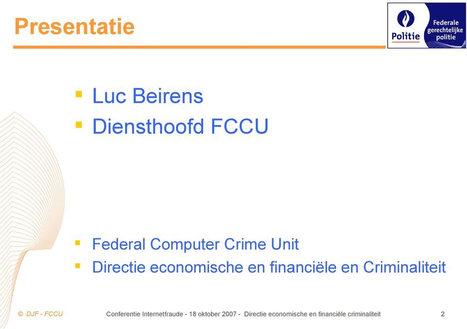 Computer Crime Unit Directie