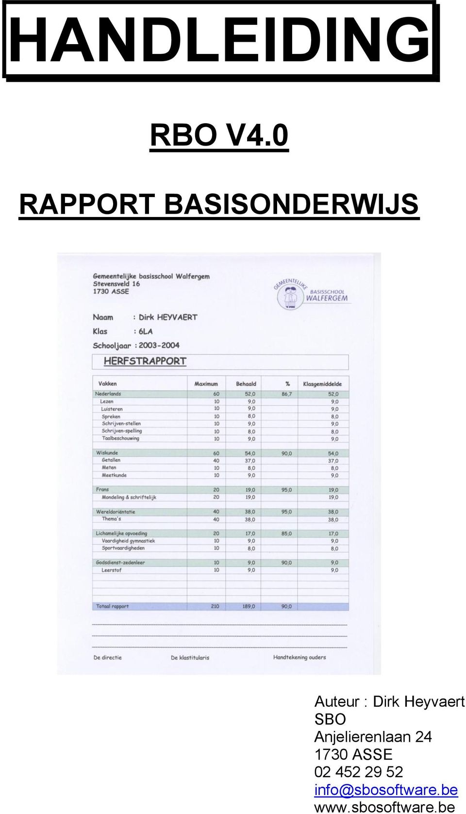 Dirk Heyvaert SBO Anjelierenlaan 24