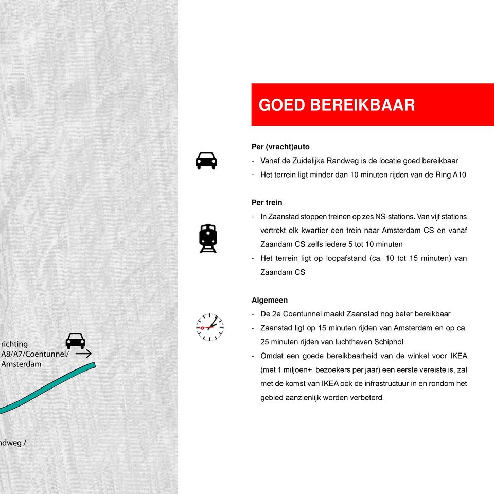 10 tot 15 minuten) van Zaandam CS Algemeen De 2e Coentunnel maakt Zaanstad nog beter bereikbaar Zaanstad ligt op 15 minuten rijden van Amsterdam en op ca.