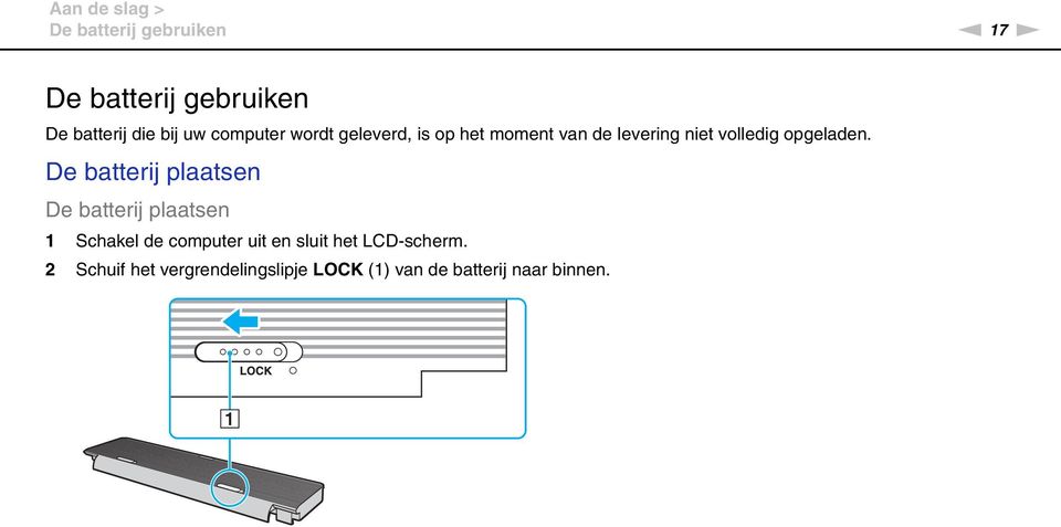 opgeladen.