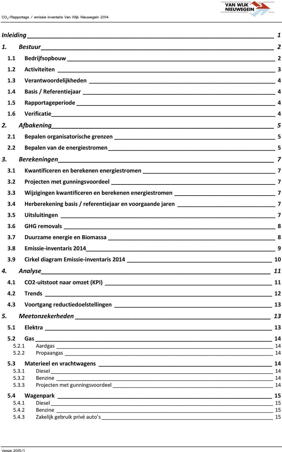 3 Wijzigingen kwantificeren en berekenen energiestromen 7 3.4 Herberekening basis / referentiejaar en voorgaande jaren 7 3.5 Uitsluitingen 7 3.6 GHG removals 8 3.7 Duurzame energie en Biomassa 8 3.