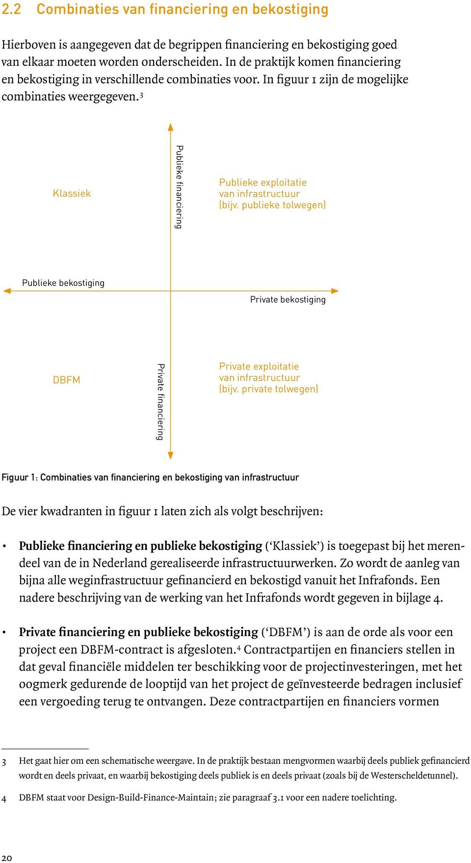 3 Klassiek Publieke financiering Publieke exploitatie van infrastructuur (bijv.