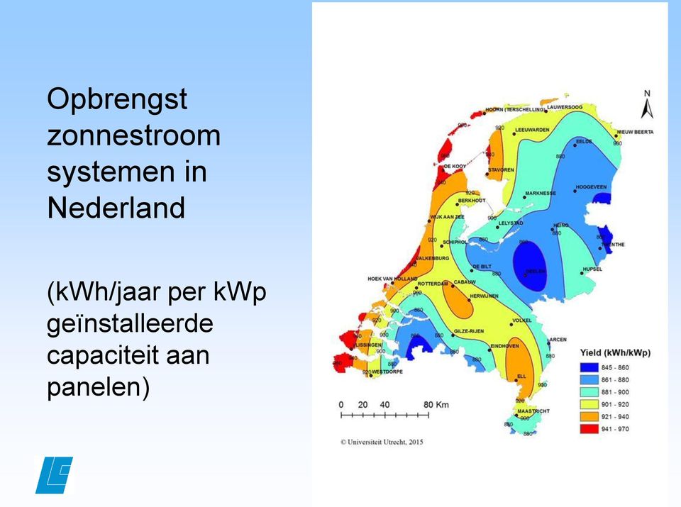 (kwh/jaar per kwp