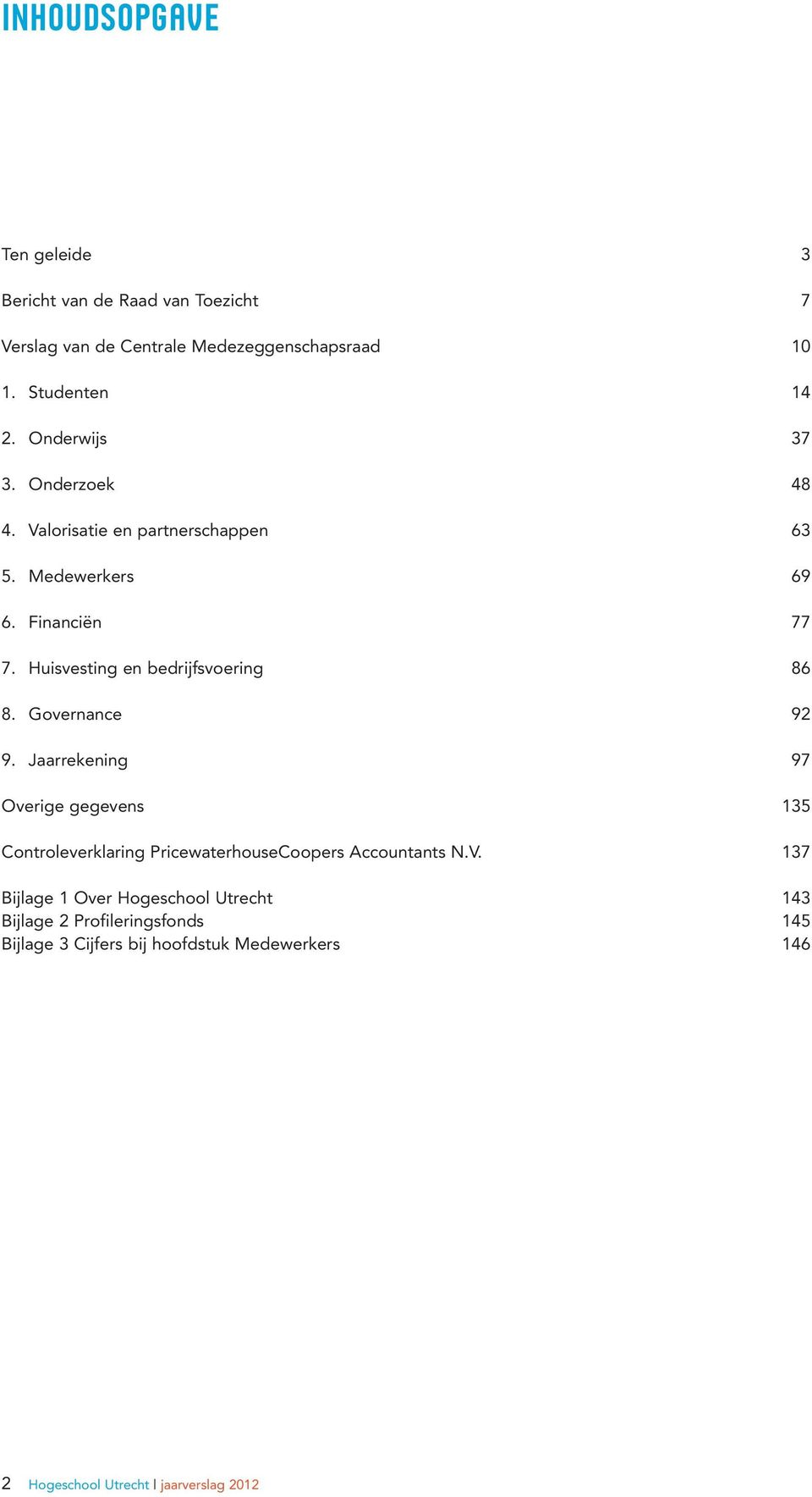 Huisvesting en bedrijfsvoering 86 8. Governance 92 9.