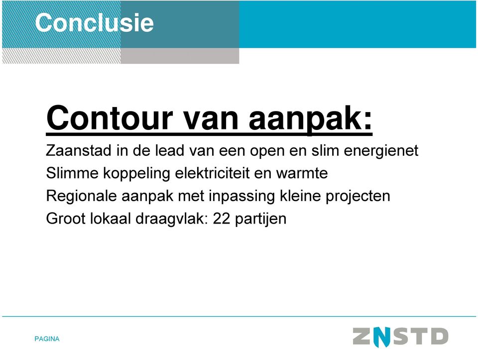 elektriciteit en warmte Regionale aanpak met