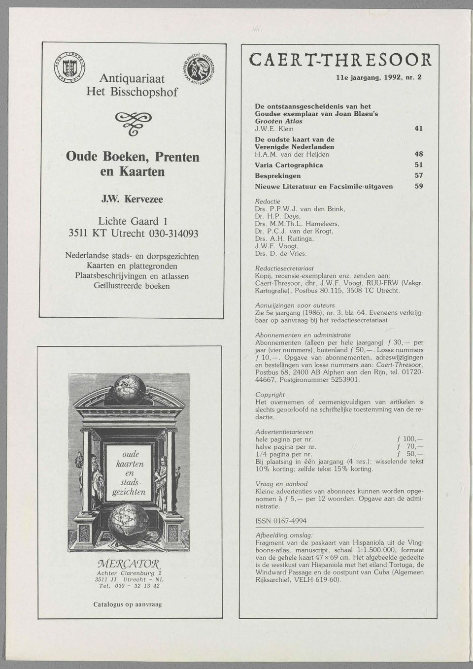 1992, nr. 2 De ontstaansgescheidenis van het Goudse exemplaar van Joan Blaeu's Grooten At