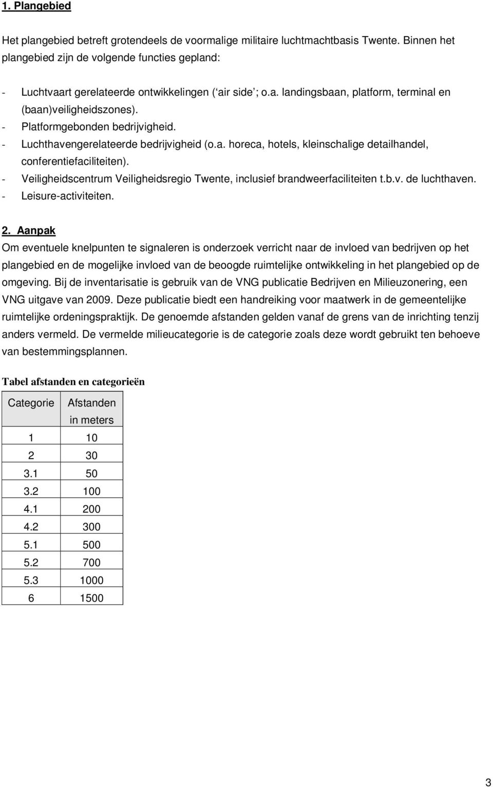 - Platformgebonden bedrijvigheid. - Luchthavengerelateerde bedrijvigheid (o.a. horeca, hotels, kleinschalige detailhandel, conferentiefaciliteiten).