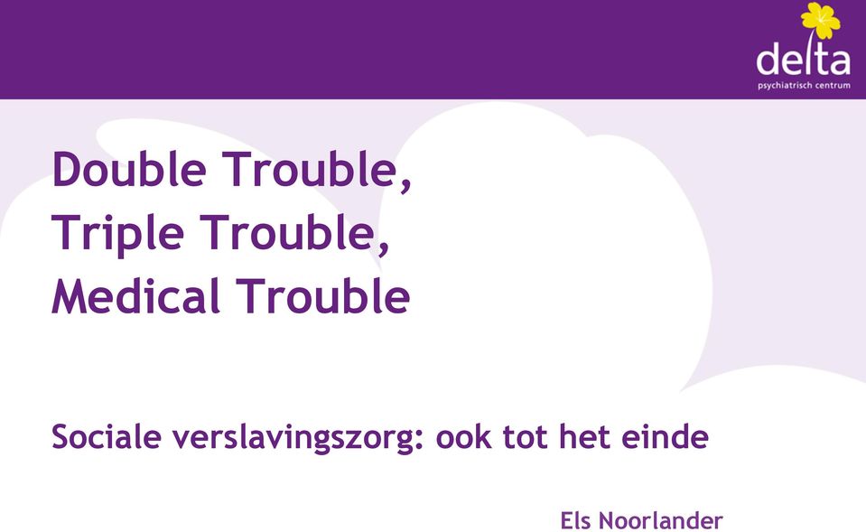 Sociale verslavingszorg: