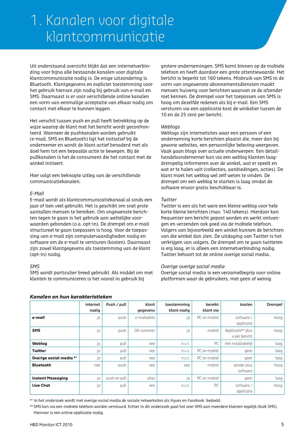 Daarnaast is er voor verschillende online kanalen een vorm van eenmalige acceptatie van elkaar nodig om contact met elkaar te kunnen leggen.