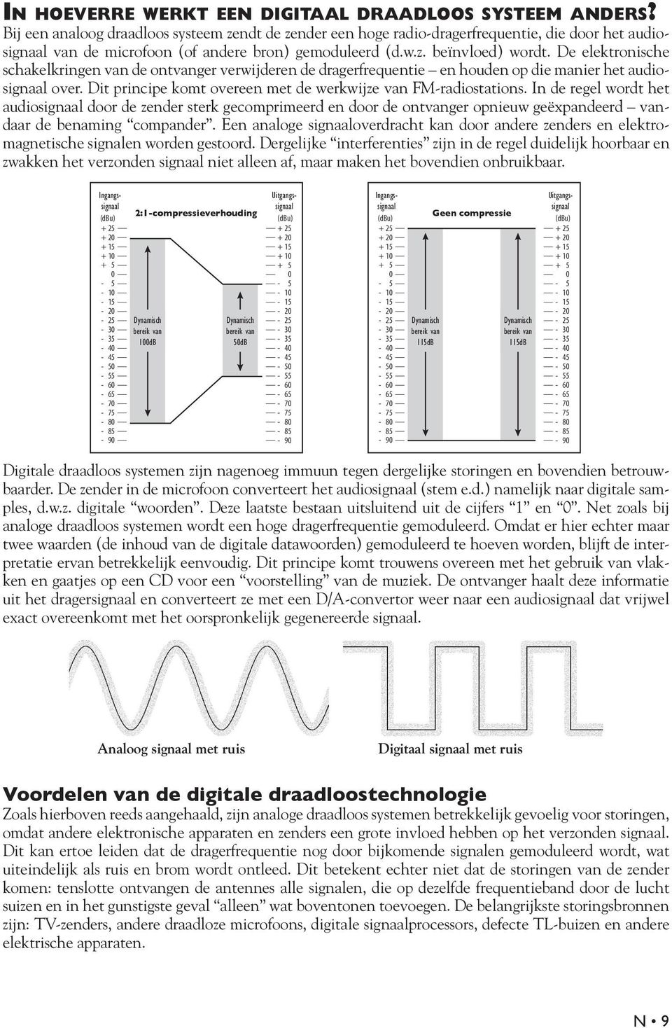 De elektronische schakelkringen van de ontvanger verwijderen de dragerfrequentie en houden op die manier het audiosignaal over. Dit principe komt overeen met de werkwijze van FM-radiostations.