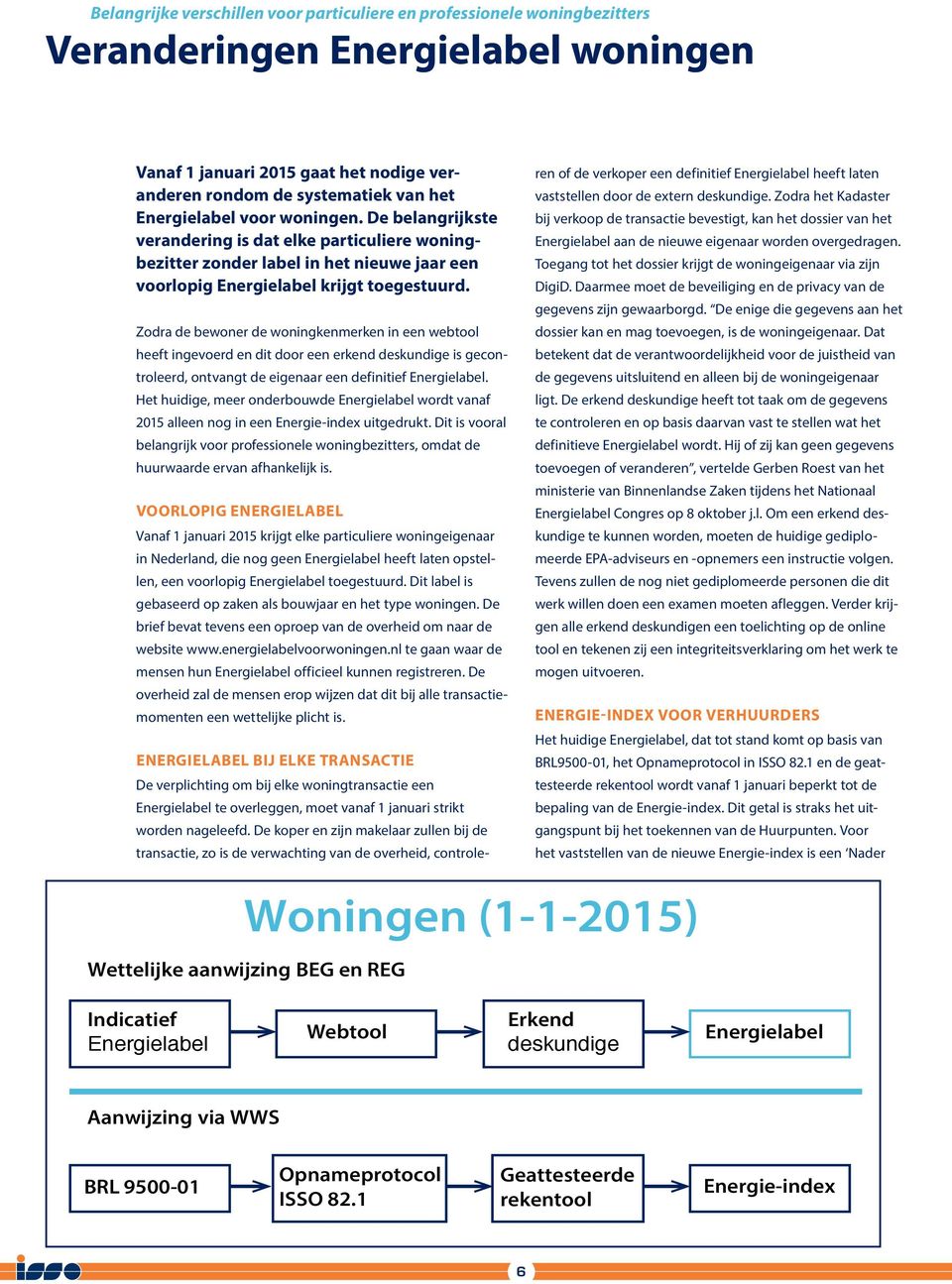 Zodra de bewoner de woningkenmerken in een webtool heeft ingevoerd en dit door een erkend deskundige is gecontroleerd, ontvangt de eigenaar een definitief Energielabel.